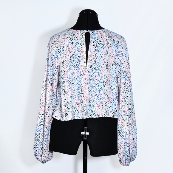 Nordstrom Round Neck Long Balloon Sleeves Top - Picture 5 of 8